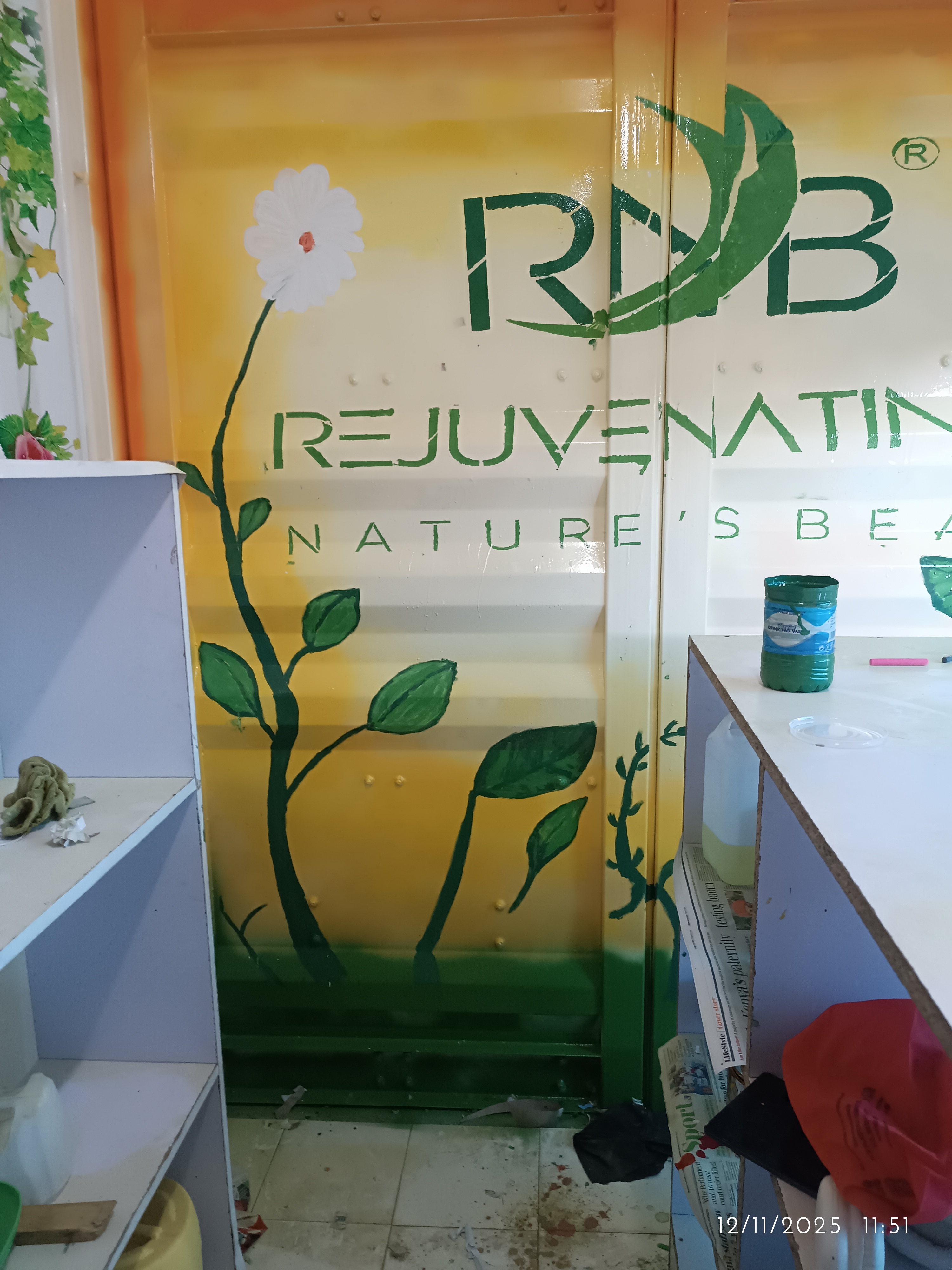 Rejuvenating Nature's Beam mural, view 1